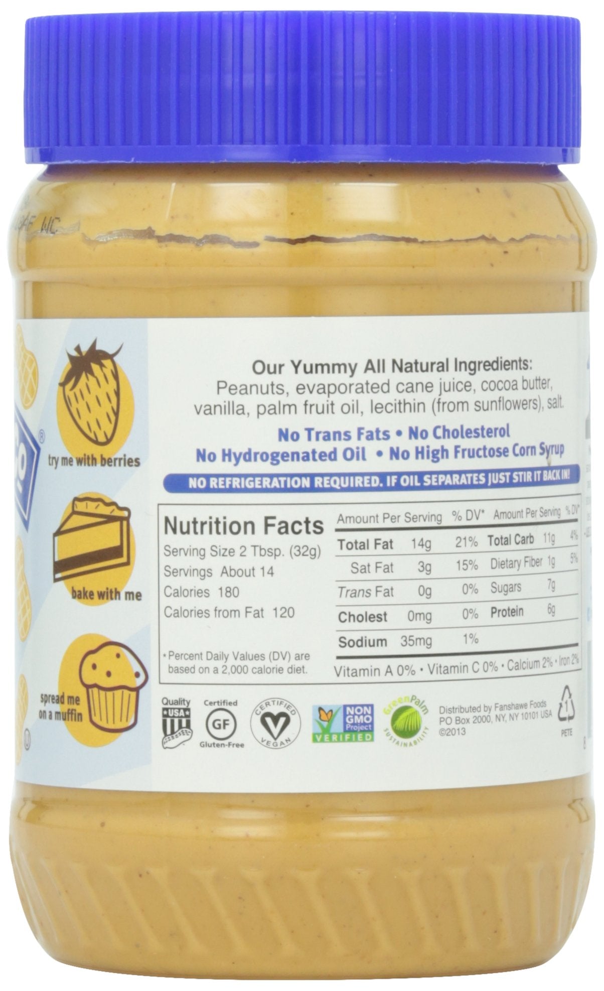 Peanut Butter White Chocolate Wonderful, 16-Ounce (Pack of 3)