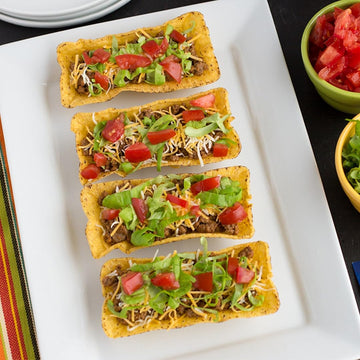 Ortega Fiesta Flats, Flat Bottom Taco Shells, 12 Count (Pack Of 6)