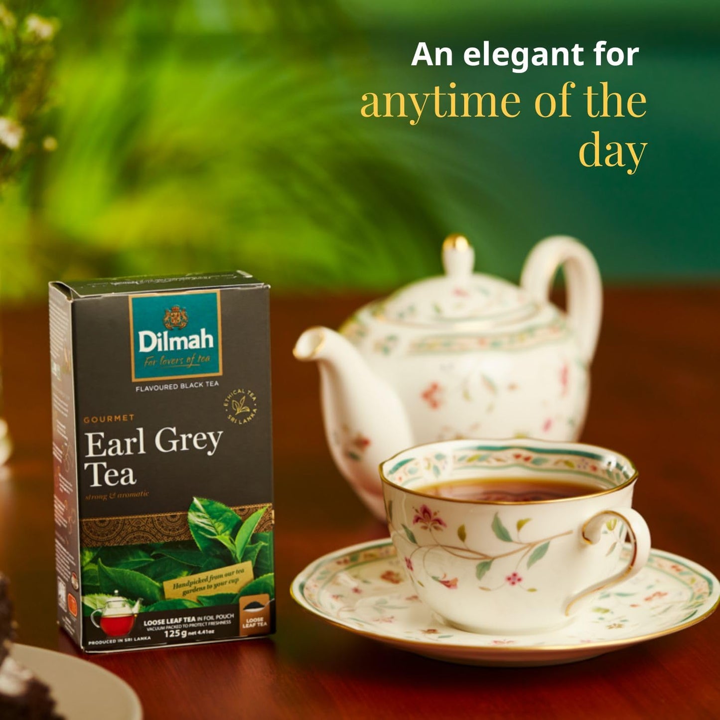 Dilmah Earl Grey Ceylon Tea - 50 Tea Bags - 100g - Premium Quality Black Tea
