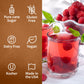 Syruvia Raspberry Syrup - Blue Syrup Flavor, 25.4 Fl Oz - Perfect For Cocktails, Ice Tea, Desserts, Italian Sodas, Ice And More,