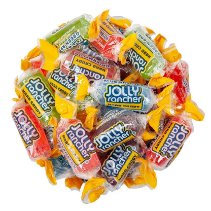 Jolly Rancher Hard Candy Assorted Flavors Blue Raspberry, Green Apple, Watermelon, Cherry, Grape, 2 Pounds