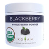 KOYAH - Organic Blackberry Powder: 35 Servings (1 scoop = 1/4 Cup Fresh): Freeze-dried, Whole-Berry Powder, Raw