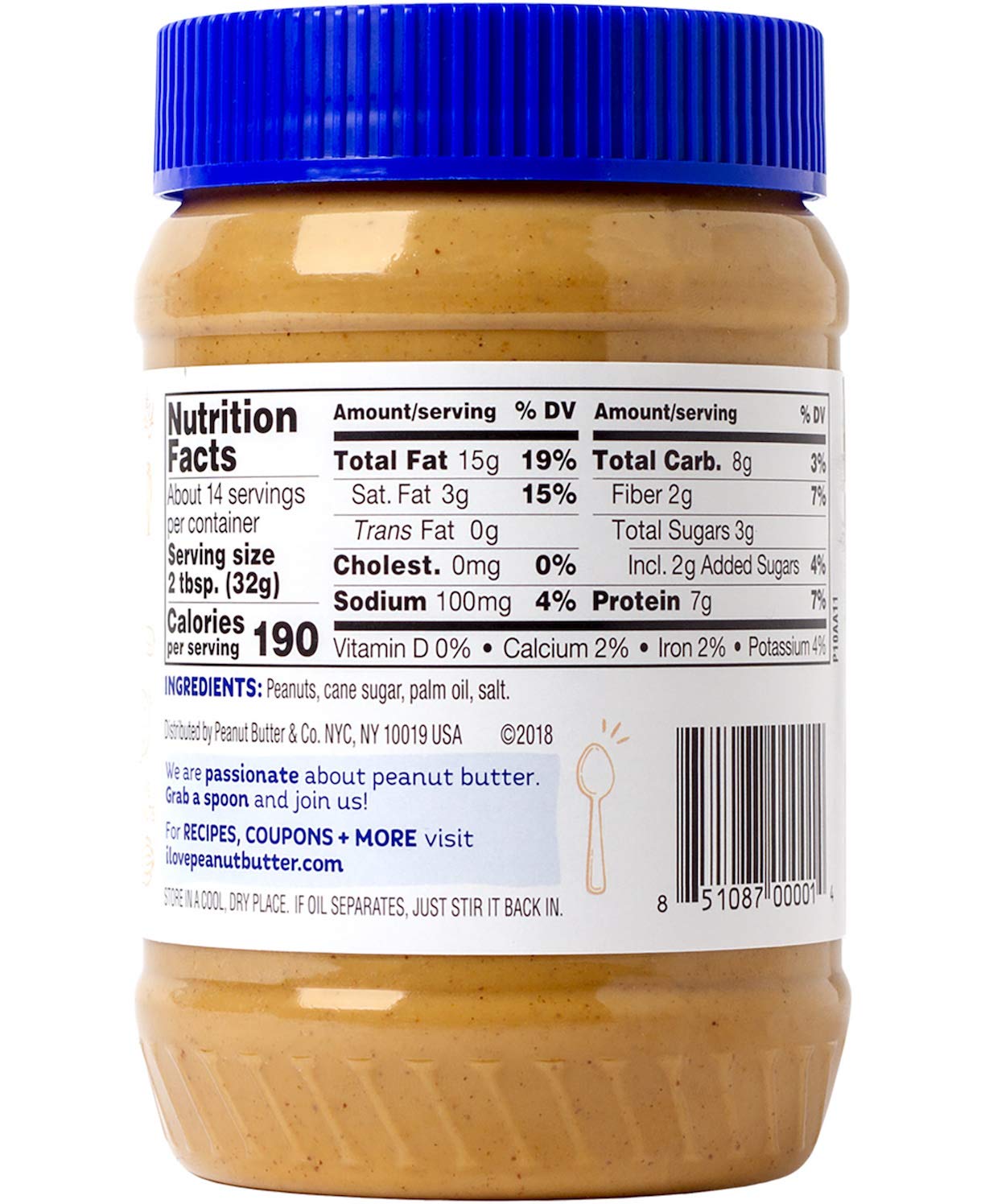 Peanut Butter & Co. Smooth Operator Peanut Butter, Non-Gmo Project Verified, Gluten Free, Vegan, 16 Ounce (Pack Of 3)