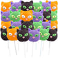 Sweetzo Halloween Cat Lollipops, Assorted Fruit Flavored, Individually Wrapped, 24 Count, 15.6 cm x 6.2 cm x 17.9 cm