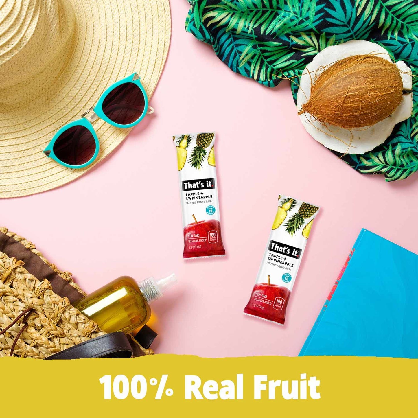 Thats it. (36 Count) Variety Pack | Apricot, Pear, and Pineapple Flavors | 100% Natural Real Fruit Bars Plant-based, Vegan, Glu