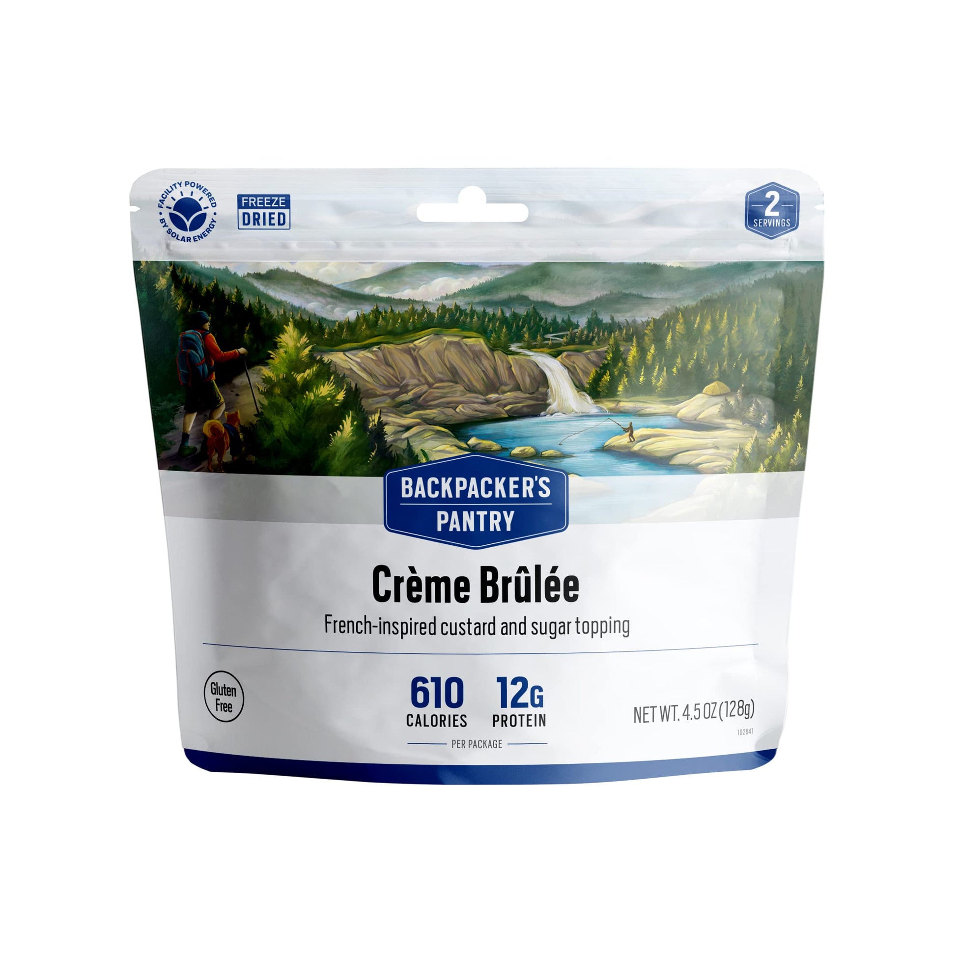 Backpacker'S Pantry Creme Brulee - Freeze Dried Backpacking & Camping Food - Emergency Food - 12 Grams Of Protein, Vegetarian, G