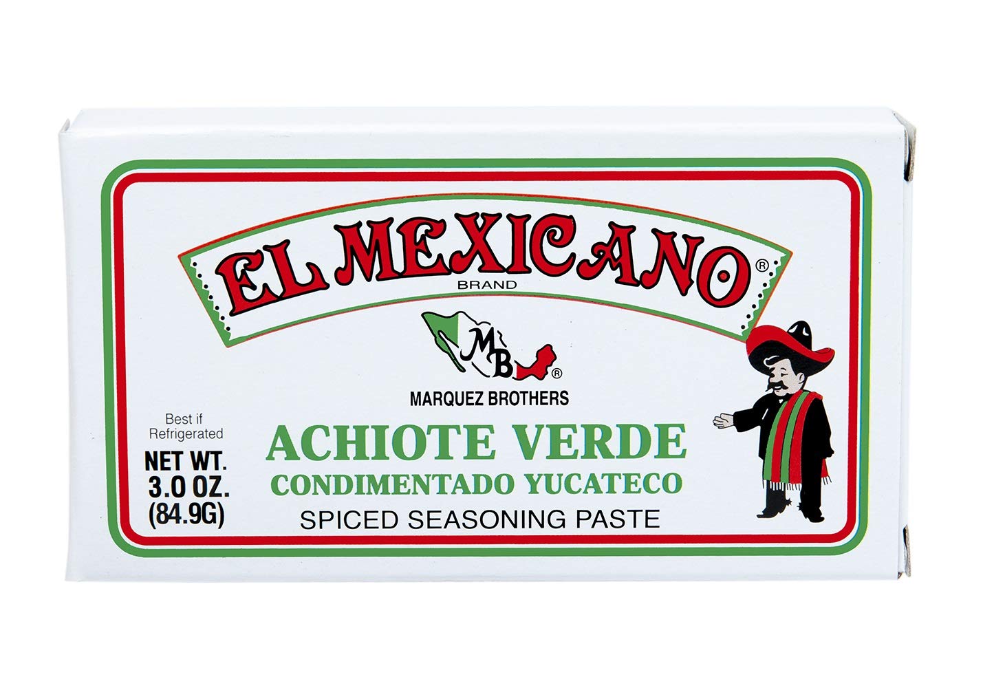 El Mexicano Achiote Paste (Green, 3.5 oz)