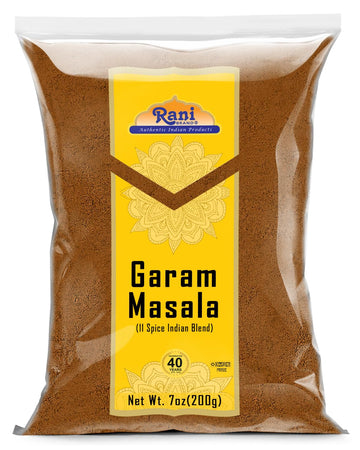 Rani Garam Masala 11-Spice Blend, All Natural, Salt-Free, Vegan, 7oz (200g)