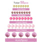 Astaron 50 Pcs Ball Cake Topper Sticks Mini Balloons For Cake Decorating Supplies Foam Balls Cake Decorations For Baby Shower Ca