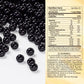 Bayep Edible Pearls For Cake Decorating 10Mm Black Sprinkles For Cookies, Baking, Ice Cream, Cupcake Topper Pearl Sprinkles Perf
