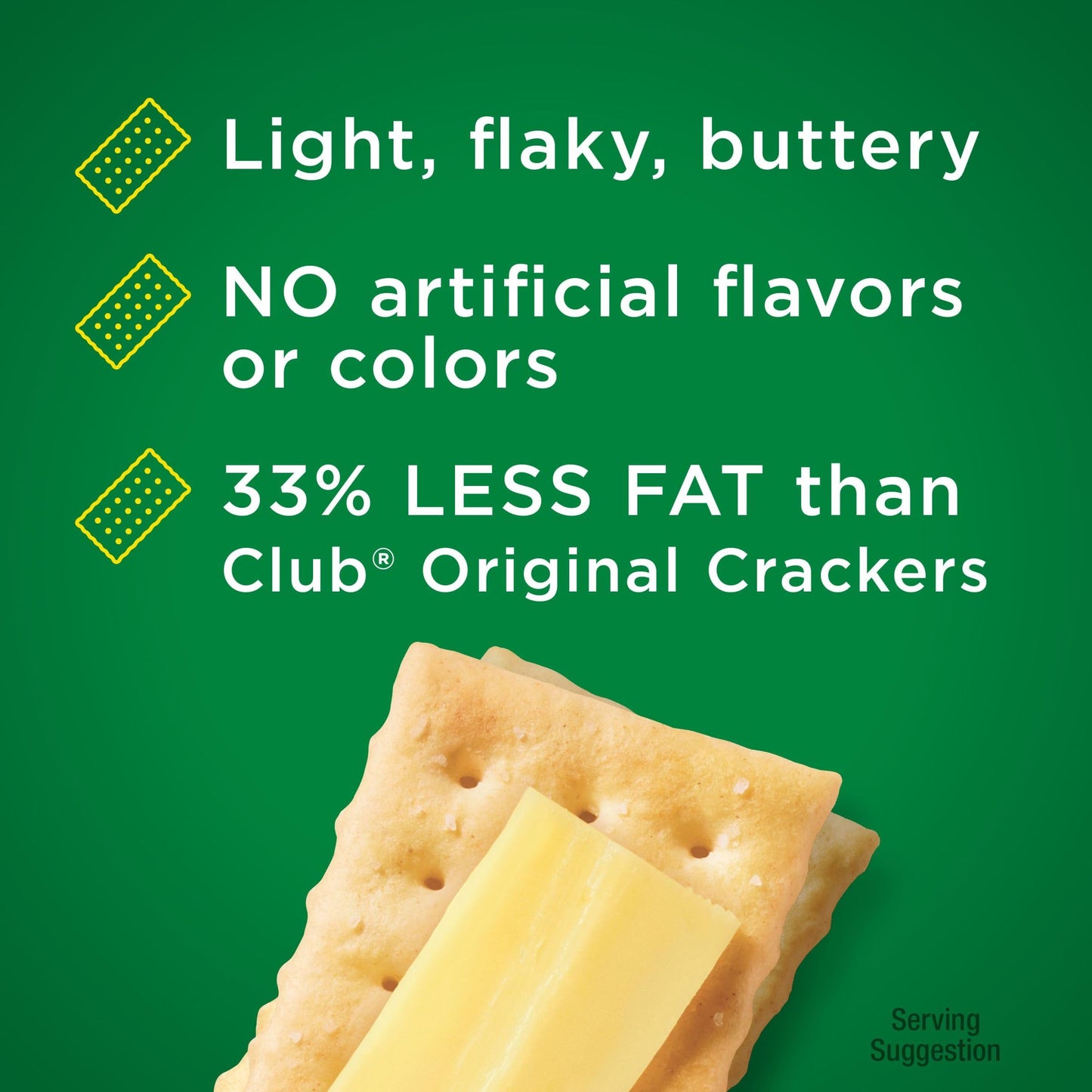Club Crackers, Snack Crackers, Party Snacks, Reduced Fat, 11.7Oz Box (1 Box)