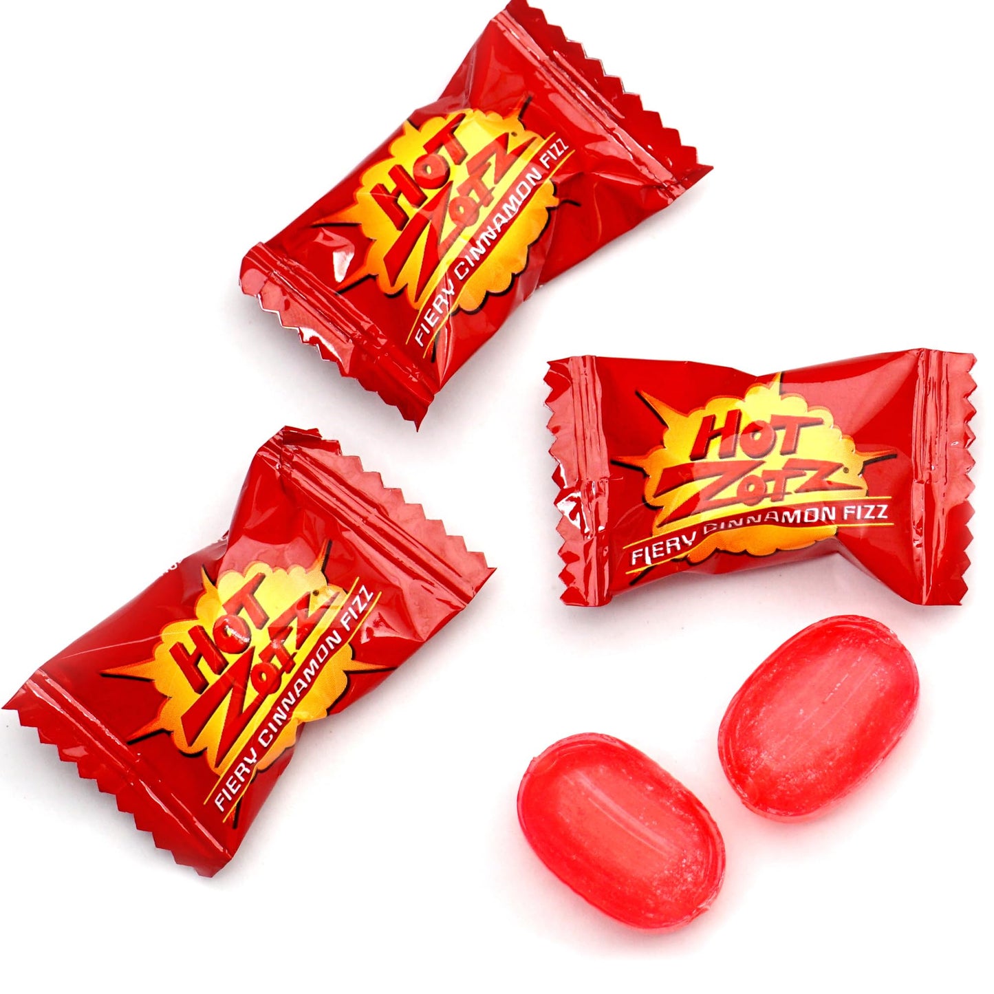 Hot Zotz Fiery Cinnamon Fizz, 1Lb Bulk Bag (Approx. 90 Pieces)