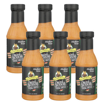 Anchor Bar Original Buffalo Wing Sauce, Medium Recipe, 12 fl oz | Authentic Buffalo Wing Sauce | Classic Tangy & Spicy Condiment
