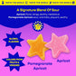 Better Sour Variety Pack  Guava Calamansi  Pomegranate Apricot  and Passion Fruit Sour Gummy Stars  Bold Fruit Flavor  mouthwatering Sour Candy  Vegan and Gluten-Free   6 Pouch Set