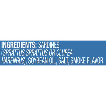 Chicken of the Sea Sardines in Oil, Wild Caught, Lightly Smoked, 3.75 Ounce Can, Pack of 1