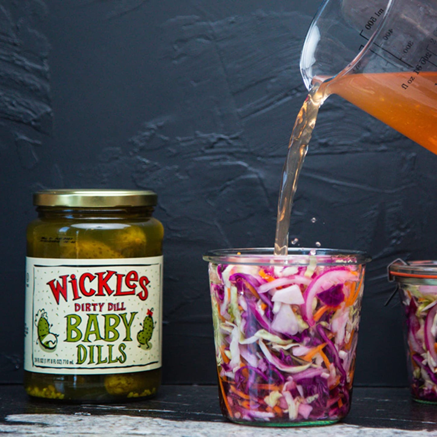 Wickles Pickles Dirty Dill Baby Dills - Spicy Kosher Dill Pickles, 24 oz Jars, 6 Pack