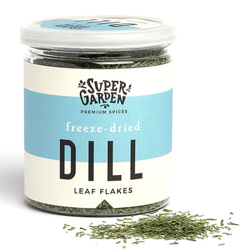 Super Garden Freeze Dried Dill | 100% Natural Freeze Dried Dill Seasoning | No Artificial Additives | Freeze Dried Spices | Burs