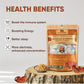 VOS GANOLUCIDUM Finely Chopped Reishi Mushroom, 25 Count, Convenient Zip Bags for Tea, Soup, or Porridge