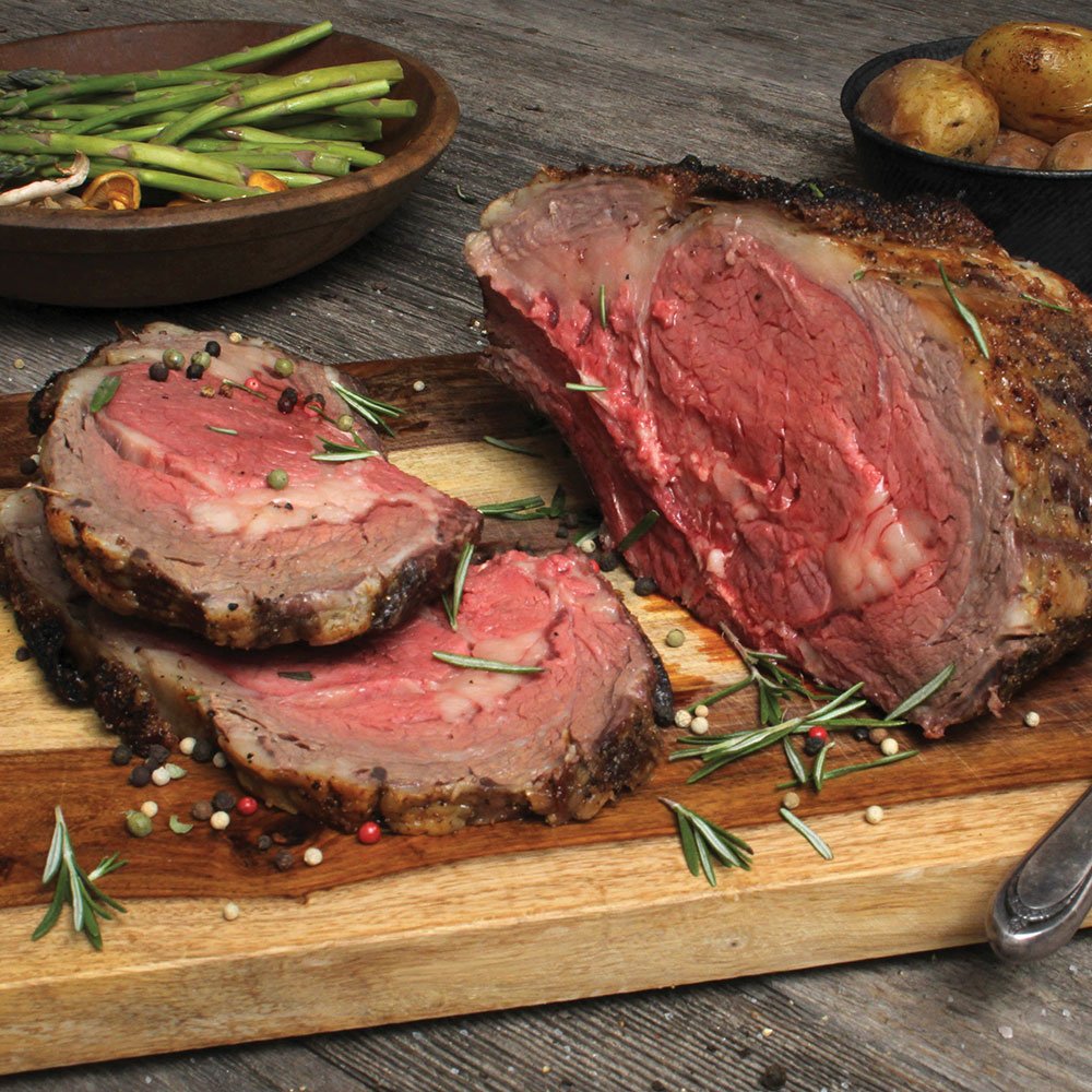 Natural Angus Prime Rib by Nebraska Star Beef - All Natural Hand Cut and Trimmed and Great with Steak Rub - Steaks for Delivery to Your Home