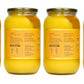 SWARNAMRIT A2 Desi Gir Cow Ghee Vedic Bilona Method Glass Jar Packaging (1 Litre X 4)