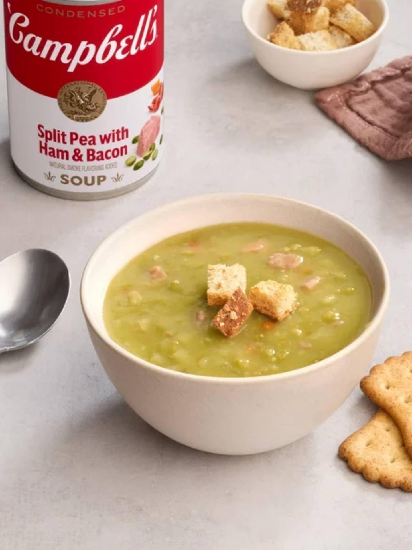 Goinsane Campbells Split Pea Soup with Ham & Bacon, 11.5 oz, Pack of 6