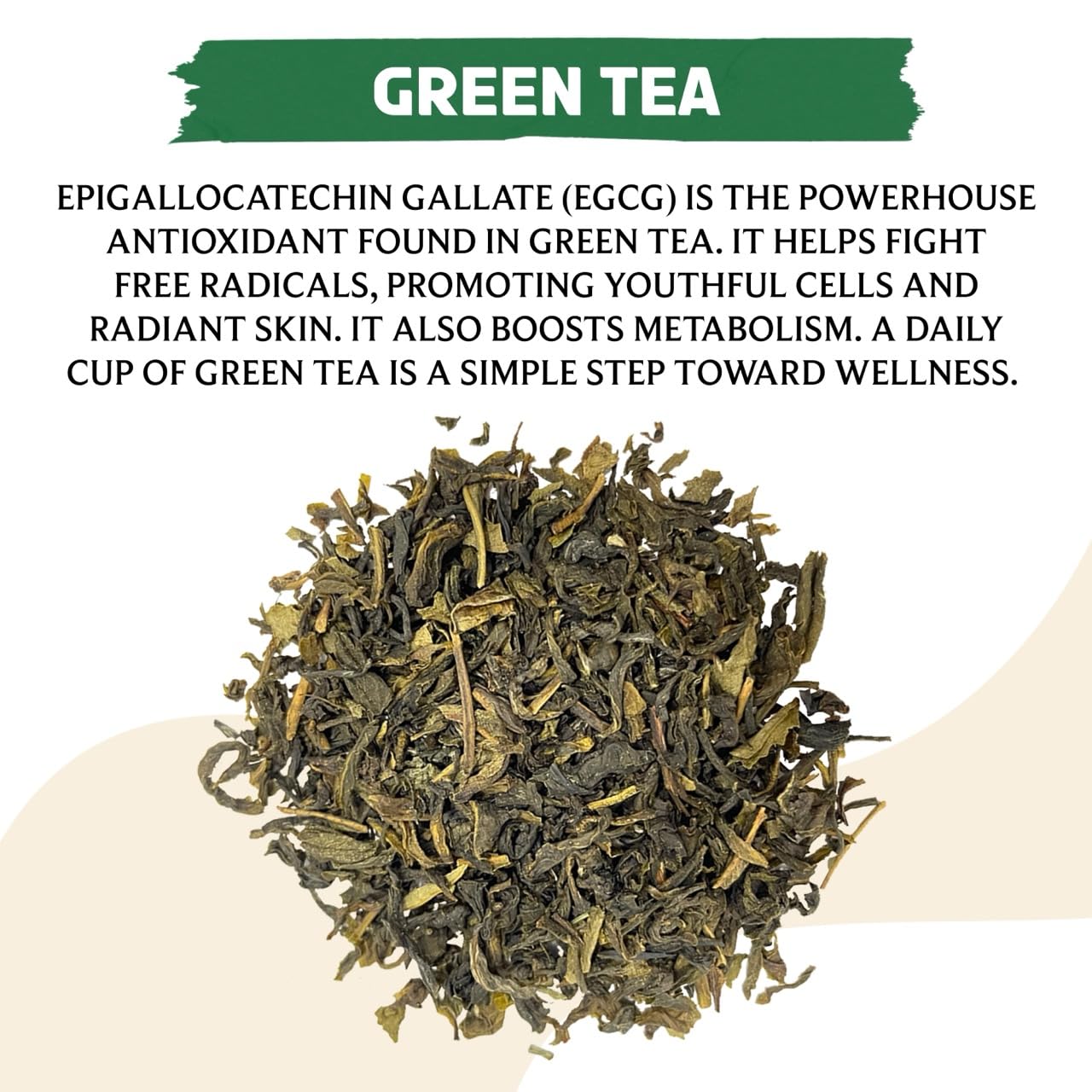 BREWIX Green Tea Loose Leaf, High Elevation Grown, Gluten Free, 3.53oz/100g