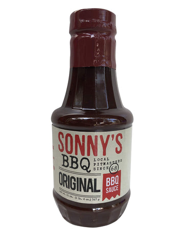 Sonnys Real Pit BAR-B-Q Authentic Sizzlin BBQ Sauce 2 - 20 oz Bottles