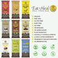 Eattoheal Variety Pack Real Food Bar - Organic Vegan Healthy Gluten Free Protein Bars - Low Sugar Meal Replacement Bar, Non Gmo, Never Baked, Plant Based - Crafted To Enjoy, Not Sit On Shelves