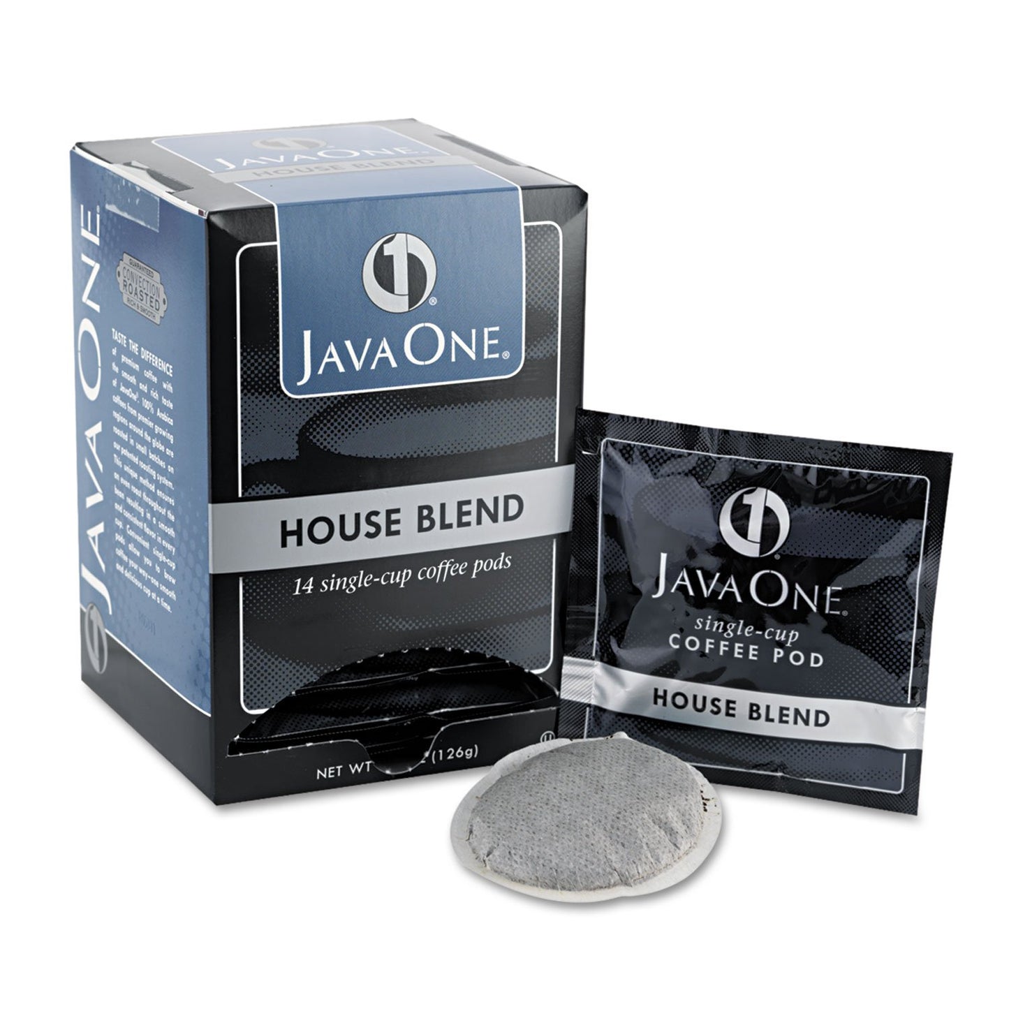 Java One Coffee Pods, Hazelnut Creme, Single Cup, 14/Box