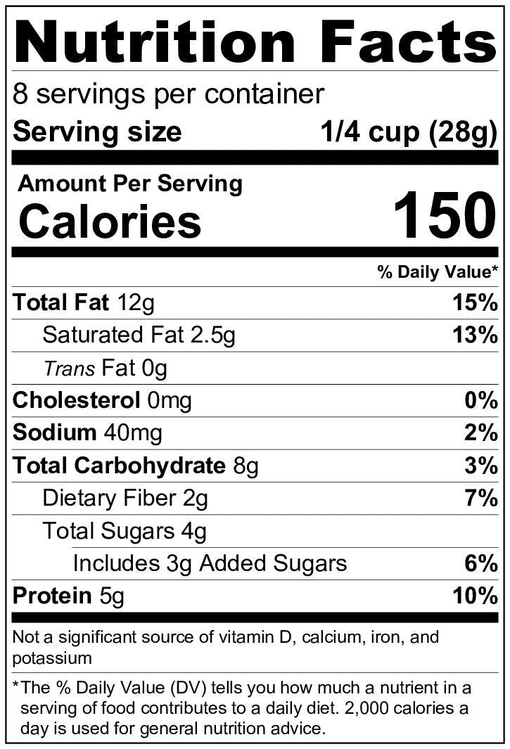 Lark Ellen Farm Vanilla Cinnamon Granola Clusters, Gluten Free, Vegan, Certified Organic, Low Sugar Healthy Snack For Cereal, Yogurt, Or With Honey 8 Oz - 3 Pack