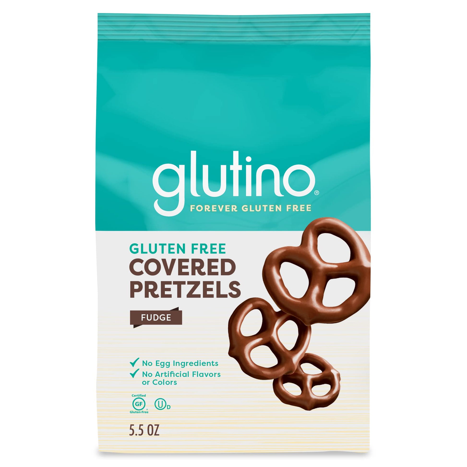 Glutino Chocolate Fudge Covered Pretzels, 5.5 Ounce (Pack Of 1)