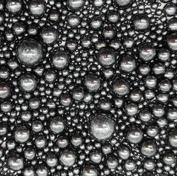 Edible Black Sugar Pearls Sprinkles Candy Mix Size Pearls Cake Decorations Cupcake Toppers Cookie Decorating Perfect For Wedding