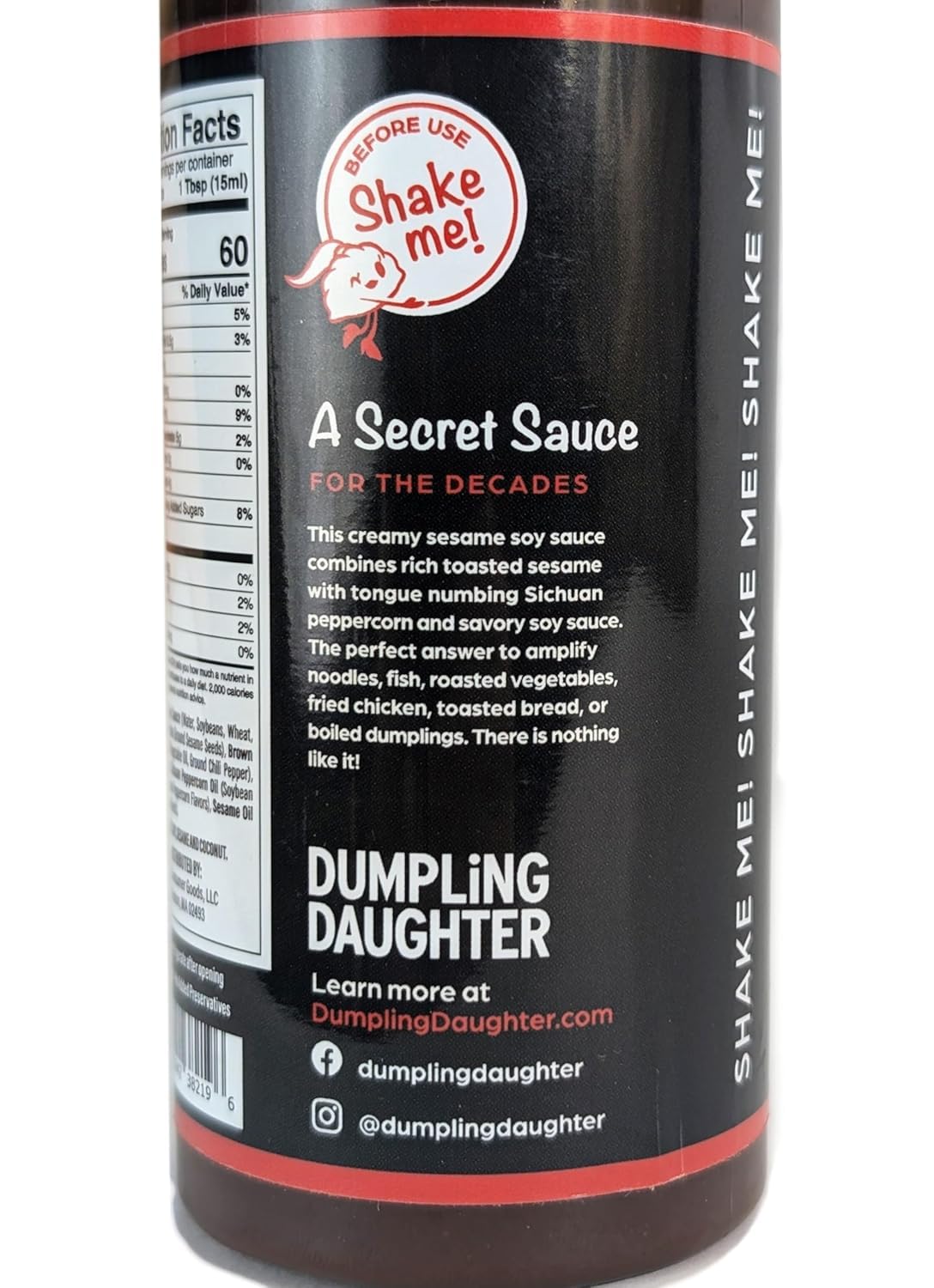 Dumpling Daughter - Sichuan Sesame Soy (16 Fl Oz Chef'S Bottle)