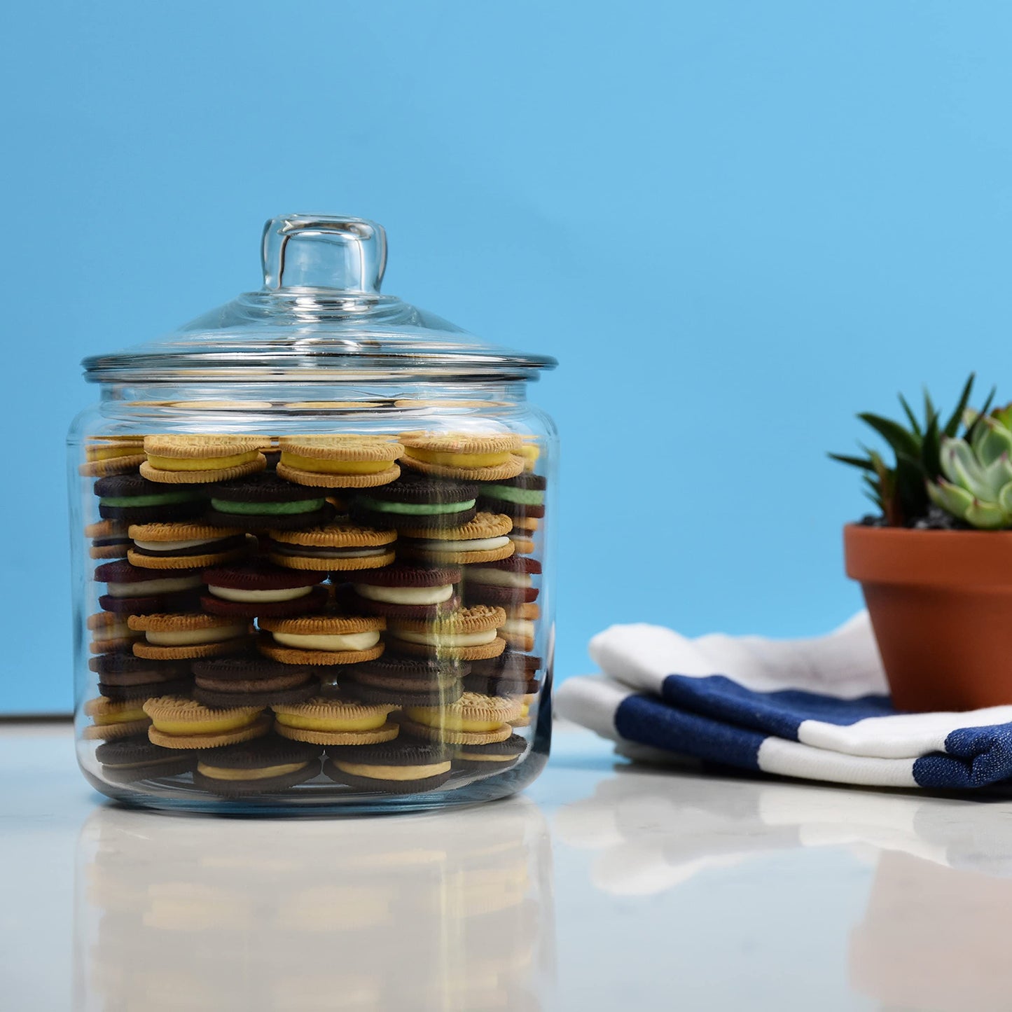 OREO Golden Double Stuf Sandwich Cookies, 12 - 15.25 oz Packs