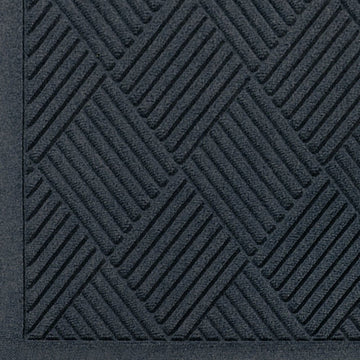 M+A Matting - 221543122 221 Waterhog Fashion Diamond Polypropylene Fiber Entrance Indoor Floor Mat, Sbr Rubber Backing, 12.2' Le