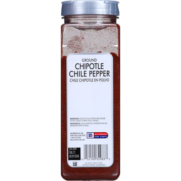 McCormick Culinary Ground Chipotle Chile Pepper, 16 oz, Smoky Sweet Flavor, Ideal for Soups, Sauces, Marinades, Meats