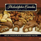 Philadelphia Candies Milk Chocolate Covered Assorted Nuts Gift Box, 2 Pound (Almond, Brazil, Cashew, Hazelnut, Pecan, Walnut)