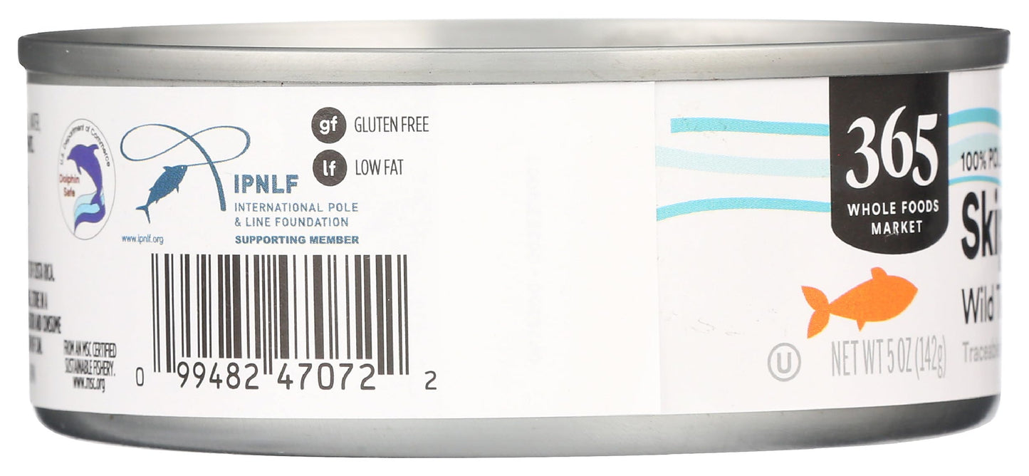 365 by Whole Foods Market, Salted Skipjack Tuna in Water, 5 Ounce