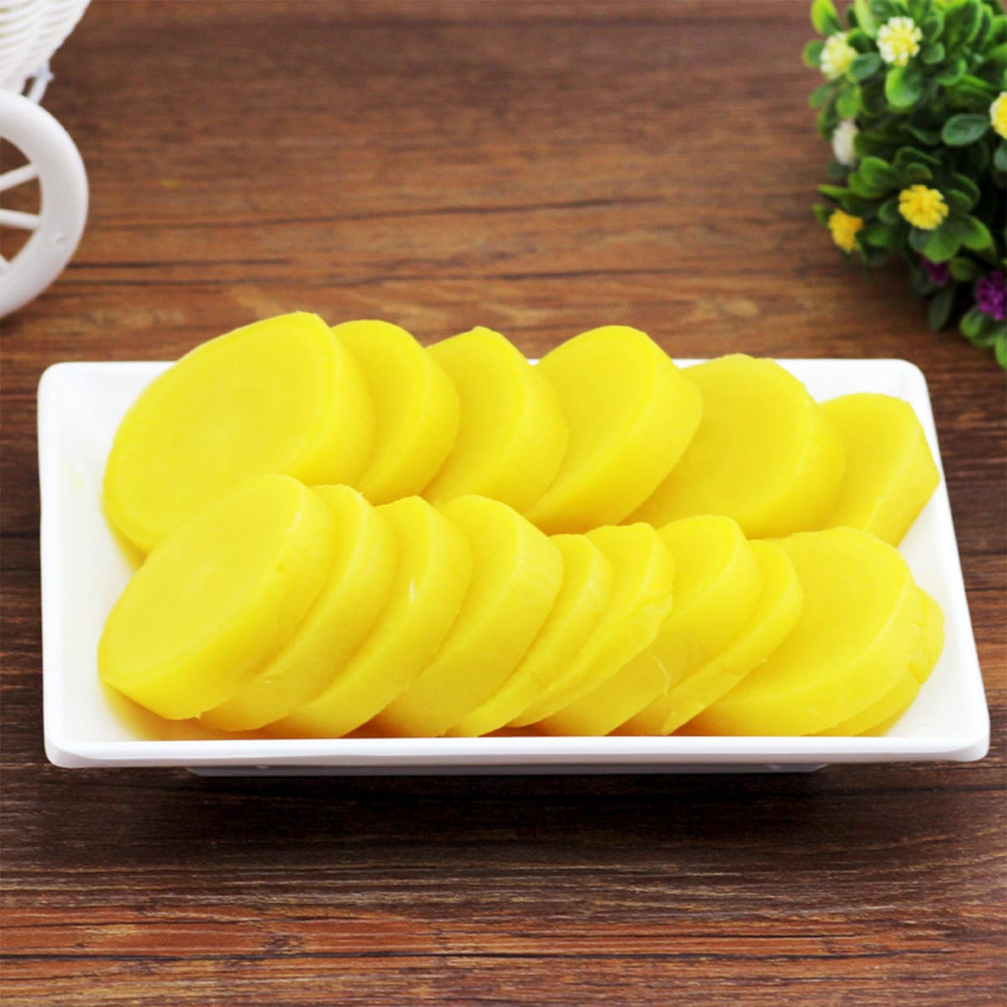 Pickled Radish Asian Pickled Vegetables - Spicy, Sour, Sweet & Salty Taste Notes, Ideal Side Dish For Sushi, Salads, Sandwiches,