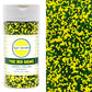 Mystic Sprinkles The Big Game Nonpareil Mix 3.8oz Bottles (Green & Yellow)