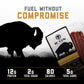 ICON Bison and Pork Snack Sticks, Honey BBQ Flavor, 4 oz (Pack of 6), All Natural, High Protein, Low Calorie, Low Sugar