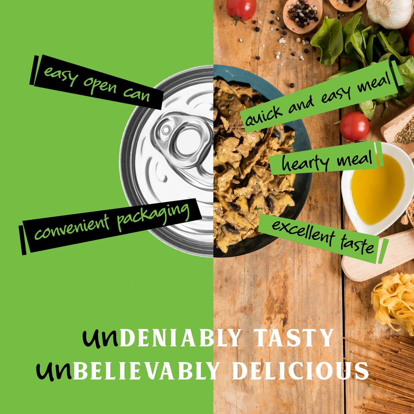 Unmeat Plant Based Meat | Easy To Prepare Plant Based Protein | Vegan Meat With Less Calories, Roast Beef Style, 12 Pack