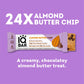 IQBAR Brain and Body Plant Protein Bars - Almond Butter Chip - 24-Count Low Carb - Gluten Free  High Fiber  Vegan Snacks - Low Sugar Meal Replacement