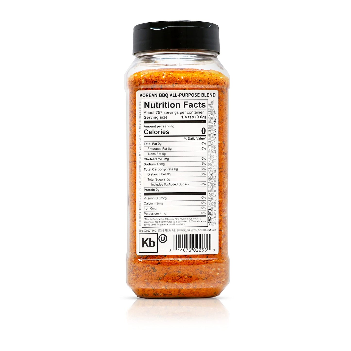 Spiceology - Korean BBQ All-Purpose Spice Rub - Barbeque Rubs, Spices and Seasonings - Use On: Stir-Fry, Salmon, Beef, Chicken,