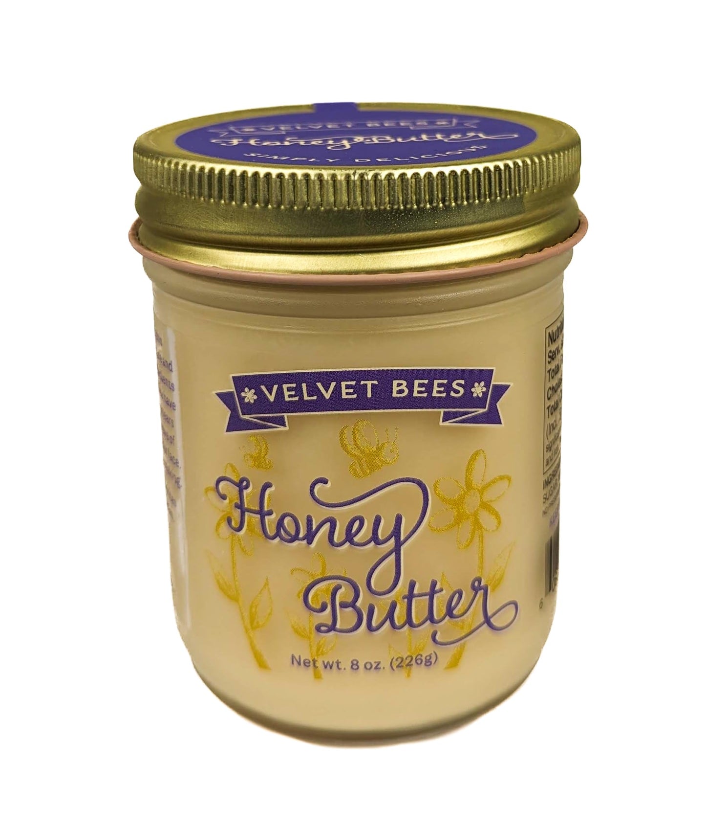 Generic Velvet Bees Honey Butter, 8 oz, Pack of 1