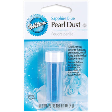 Wilton Pearl Dust, Sapphire Blue-0.05 Ounce (1,4g)