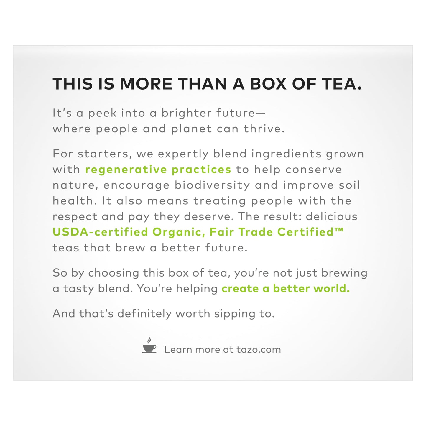 Tazo Organic Zen Green Tea Bags, 144 Total Tea Bags (36Ct - Pack Of 4)