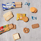 Asiatic Dishes Korean Snack Box - 24 Count Variety Pack with Cookies, Crackers, Coffee Mix, and Candy - Gift Care Package for Ad