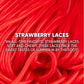 R.U.S. Candy Licorice Laces - Soft & Chewy Strawberry Flavor - 2 lbs Bulk Size