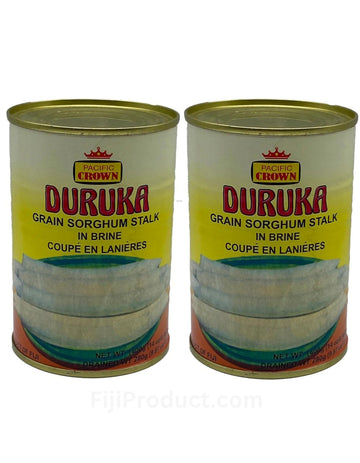 FIJI DURUKA - Grain Sorghum Stalk in Brine, Cultivated For its Tastiness (Pack Of 2 x 400g EA Can) Delicious Tasty Meal... Impor